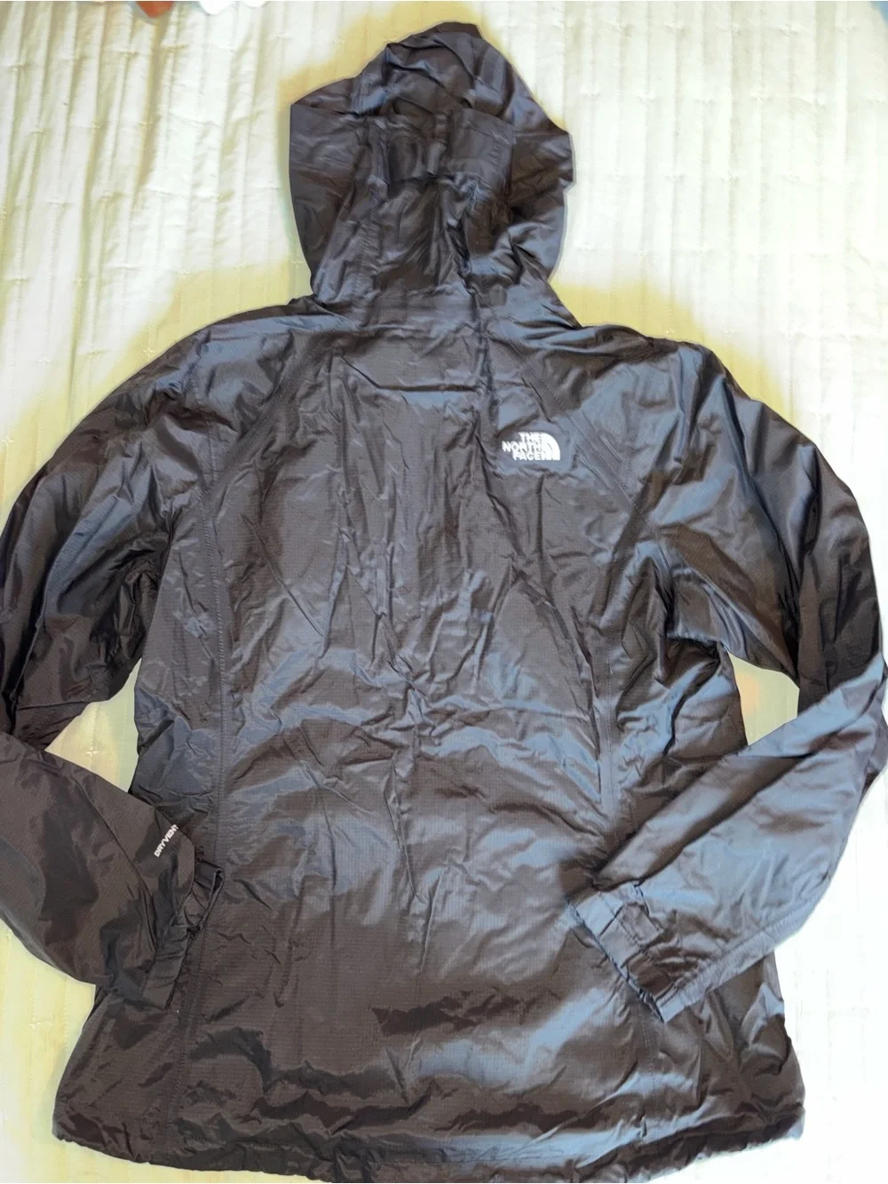 The North Face Women's Black Hooded Windbreaker Jacket